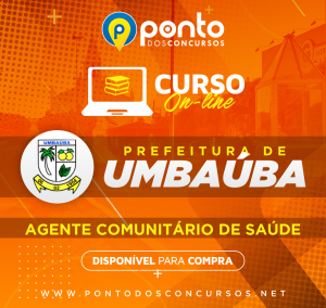 PREFEITURA MUNICIPAL DE UMBAÚBA/SE – AGENTE COMUNITÁRIO DE SAÚDE