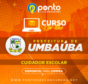 PREFEITURA MUNICIPAL DE UMBAÚBA/SE – CUIDADOR ESCOLAR