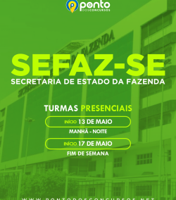 SEFAZ/SE – SECRETARIA DA FAZENDA DE SERGIPE – AUDITOR FISCAL
