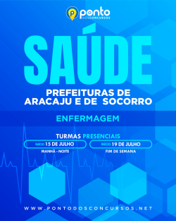 SAÚDE – PREFEITURA DE ARACAJU | Enfermagem