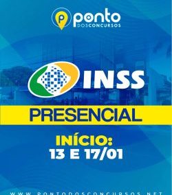 INSTITUTO NACIONAL DO SEGURO SOCIAL – INSS – CURSO 100% PRESENCIAL  – TÉCNICO DPO SEGURO SOCIAL – NÍVEL MÉDIO