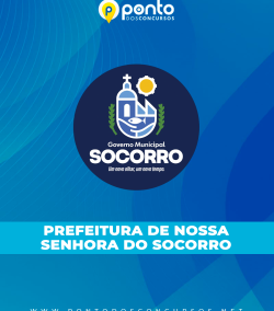 PREFEITURA DE SOCORRO/SE | Pedagogia – CURSO 100% PRESENCIAL