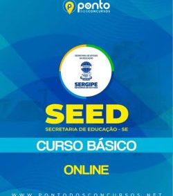 SECRETARIA DE EDUCAÇÃO DE SERGIPE – SEED – CURSO BÁSICO – COMUM A TODOS – EM 10X DE R$29,90 SEM JUROS